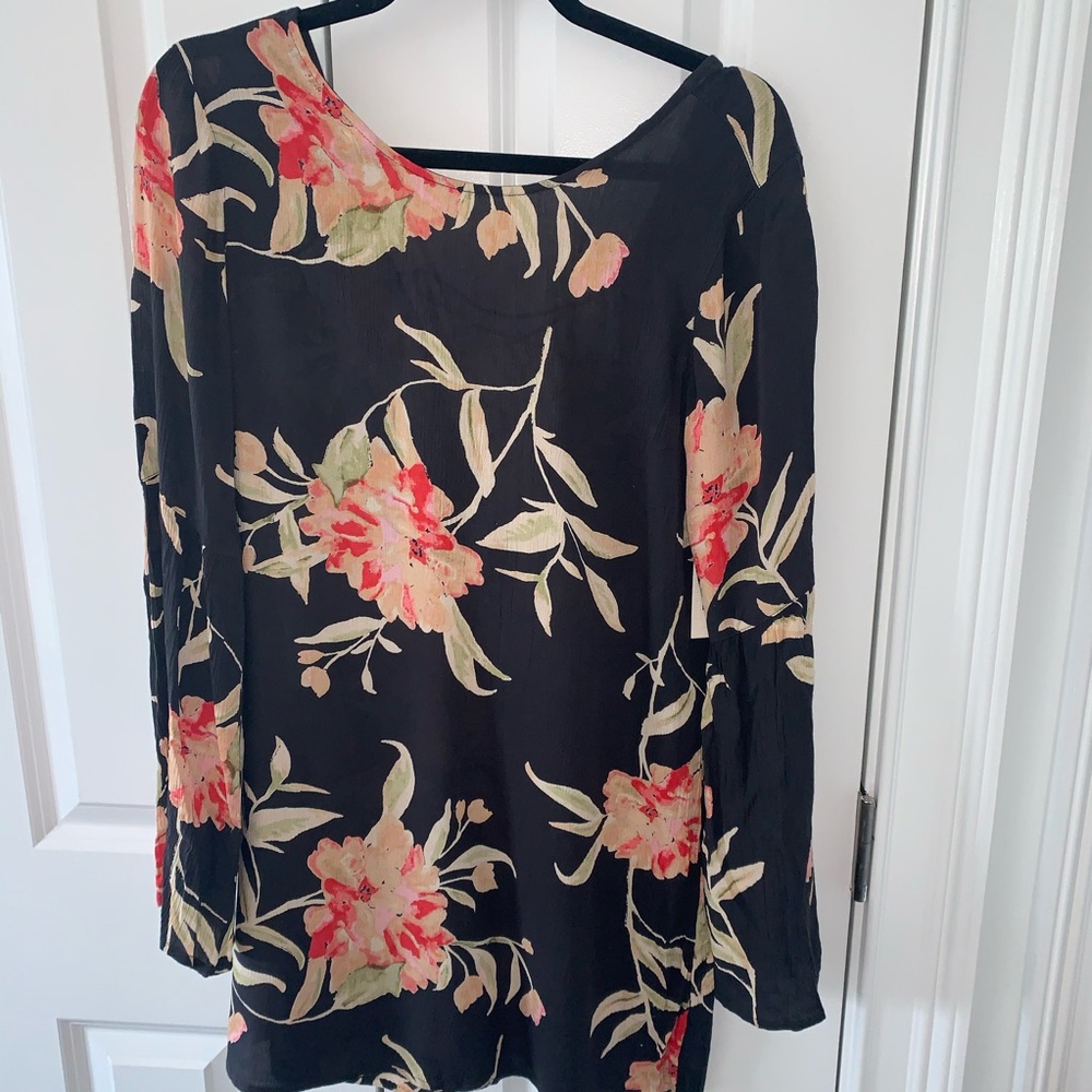 Billabong Deep Grey floral dress